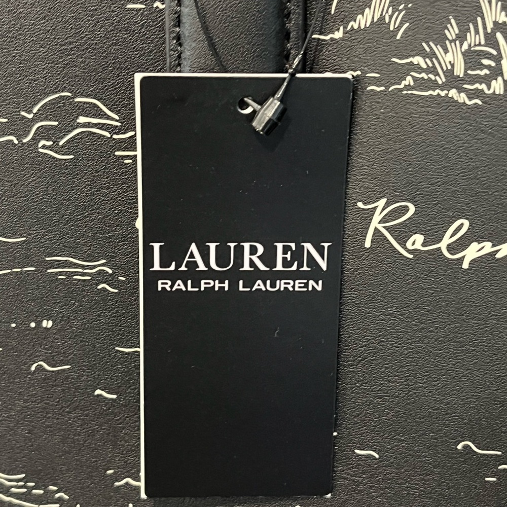 Ralph Lauren Black Resort 21 Toile Tote - Picture 7 of 14